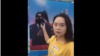 潑墨習近平畫像的湖南女孩董瑤瓊。