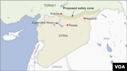 Proposed safety zone in Syria