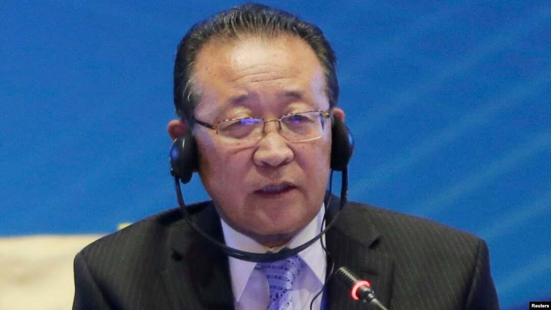 北韓第一副外相金桂冠在北京舉行的紀念六方會談啟動10週年論壇會議上